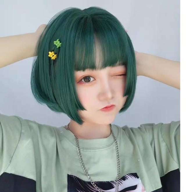 绿色头发