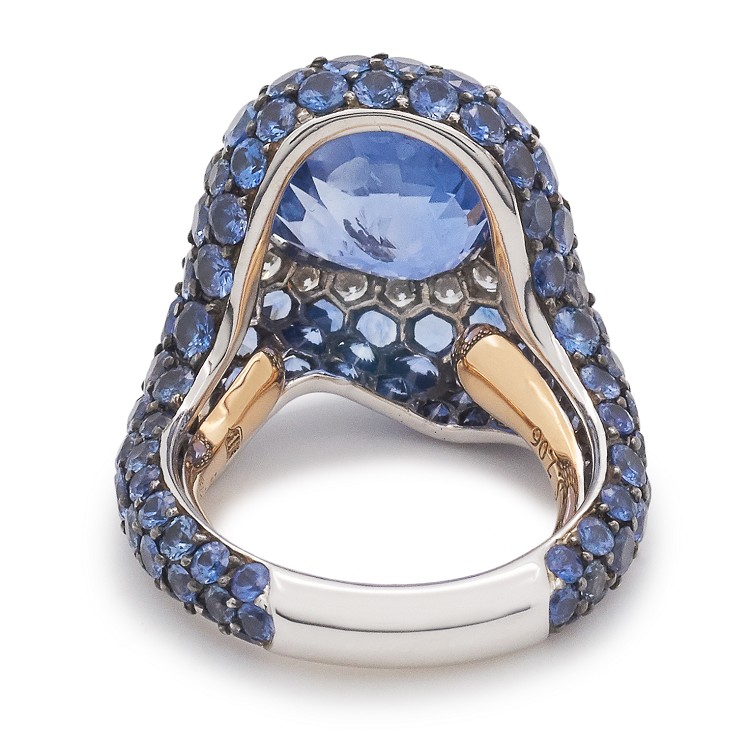奢华级蓝宝石戒指欣赏 让你大饱眼福