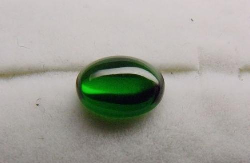 素面糖塔祖母绿戒指