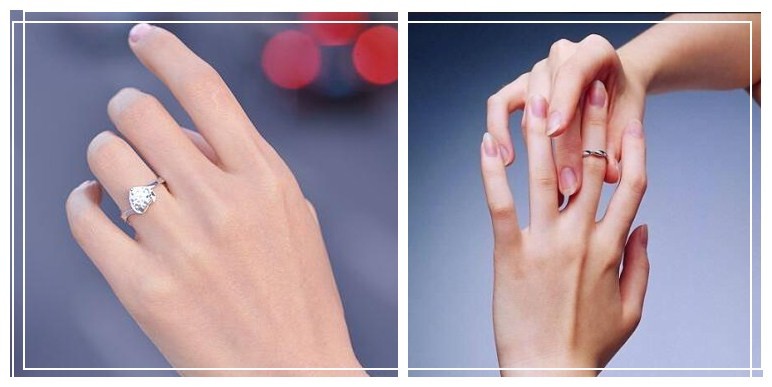 女生戒指戴在不同手指的意义手指图