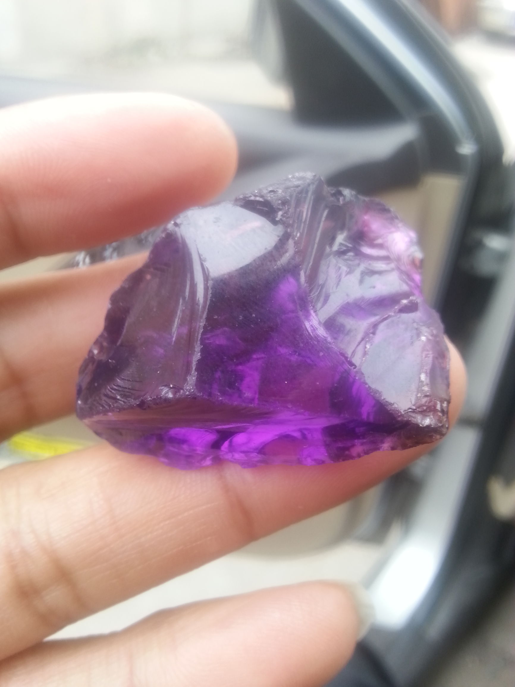 半宝石---紫晶原石到成品！