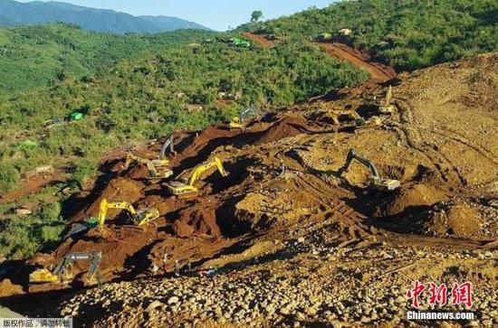 翡翠原石价值缅甸玉石矿场发生山体滑坡 已致至少104人遇难