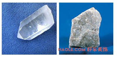 石英石与水晶石的区别
