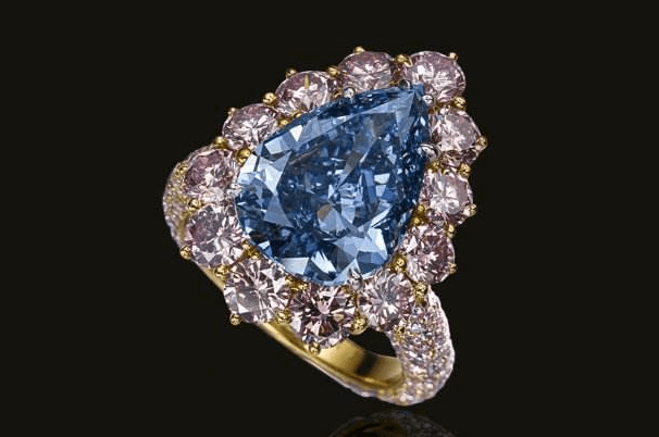 天然蓝钻石价格贵吗？珠宝界还有哪些蓝色宝石？